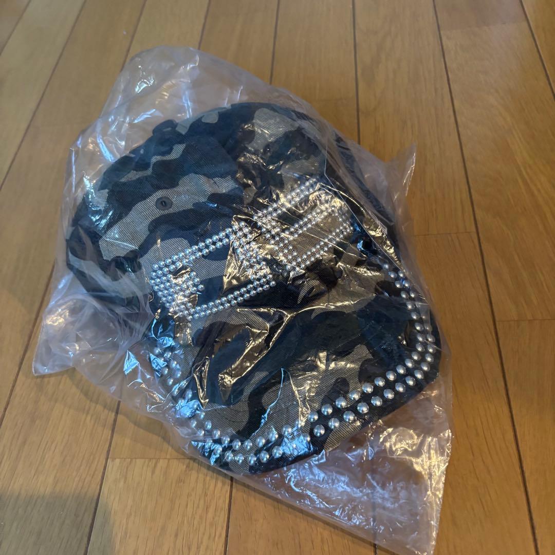 BEEDEN CAMO 迷彩　 スタッズダメージキャップ