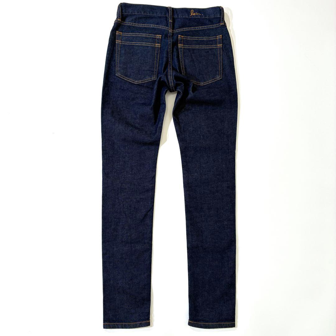 新品未使用】 loin. ロワン スリムデニムパンツ ジッパーフライ 井川遥