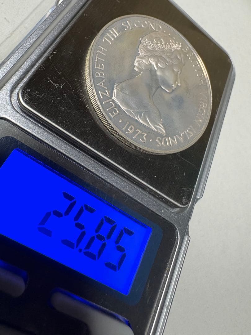 フランクリンミント　ヴァージン諸島 プルーフ貨幣セット 1ドル銀貨 25.85g
