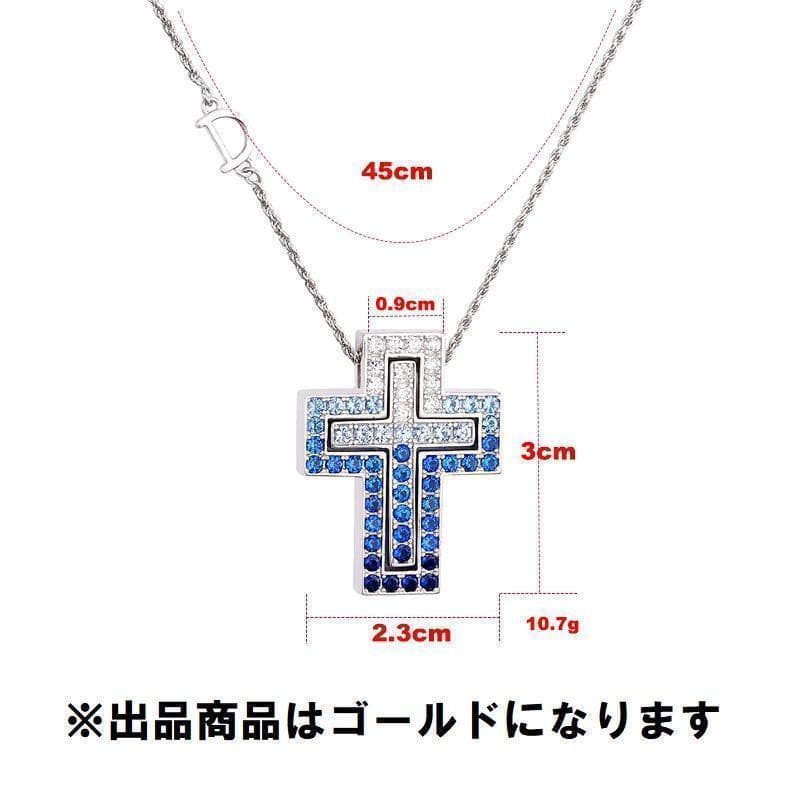 クロスネックレスRGグラデ※DAMIANI ダミアーニ ベルエポック風 - メルカリ