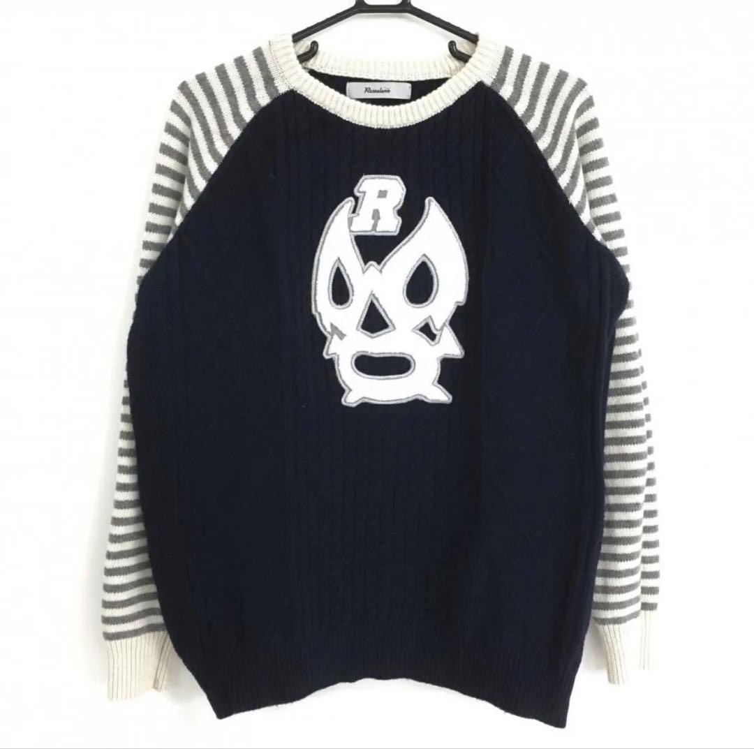 ラッセルノ RUSSELUNO ゴルフ ニット セーター ネイビー
