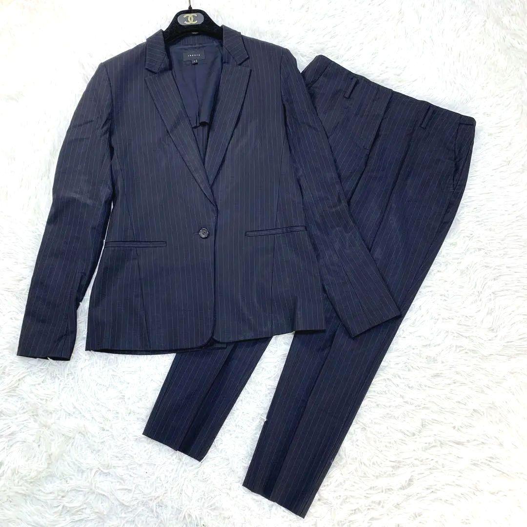 theory ストライプ スーツ/ジャケット/パンツ*サイズ2*theory*