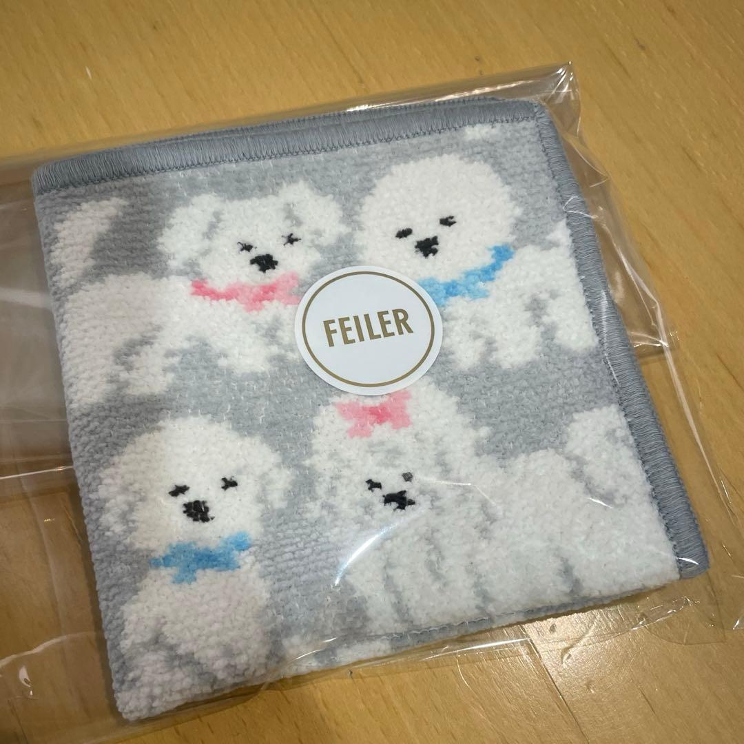 LOVERARY BY FEILER モフモフワンチャン ハンカチ - メルカリ