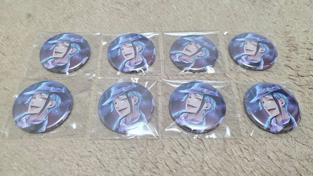 ツイステ ジェイド・リーチ 缶バッジ agf 寮服 オクタヴィネル 8個