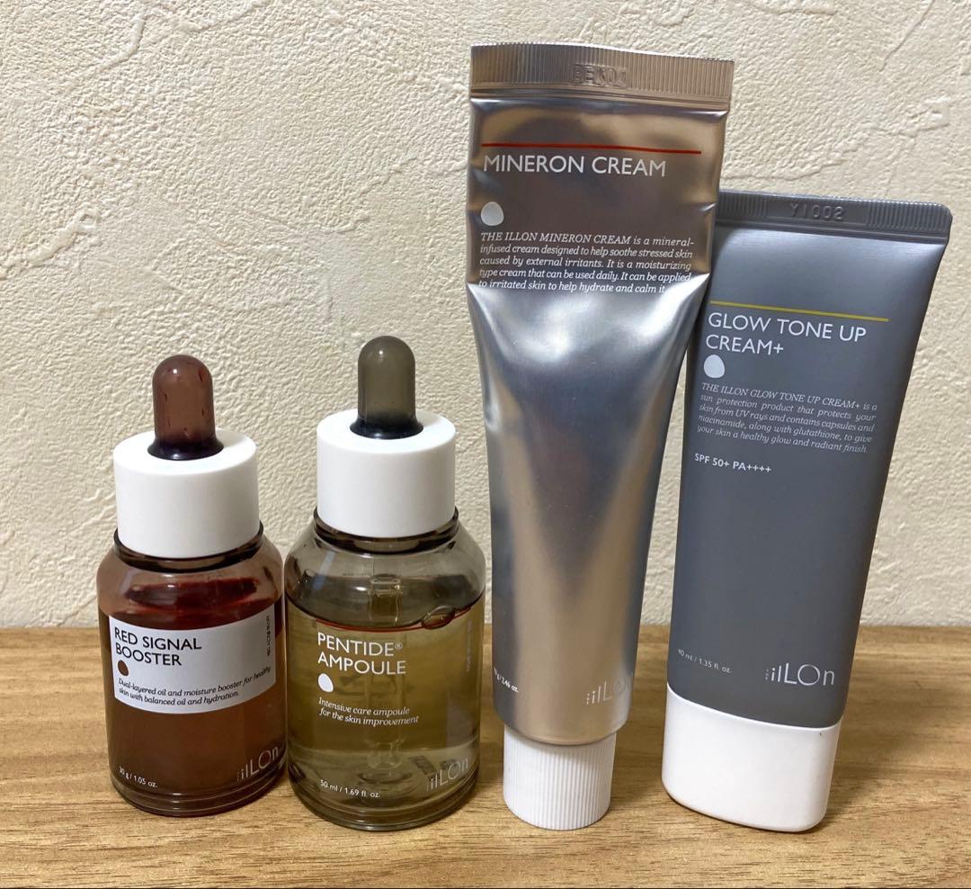 illon ペンタイドアンプル　レッドブースター　ミネロンクリームクリーム
