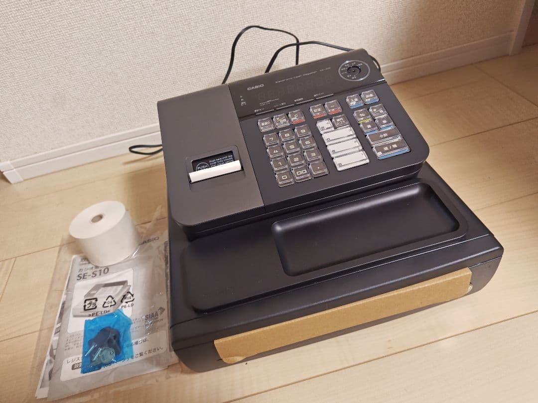 カシオレジスター　se-s10-bk 電子レジ SE-S10-BK レジスター 1台 カシオ計算機 【通販モノタロウ】