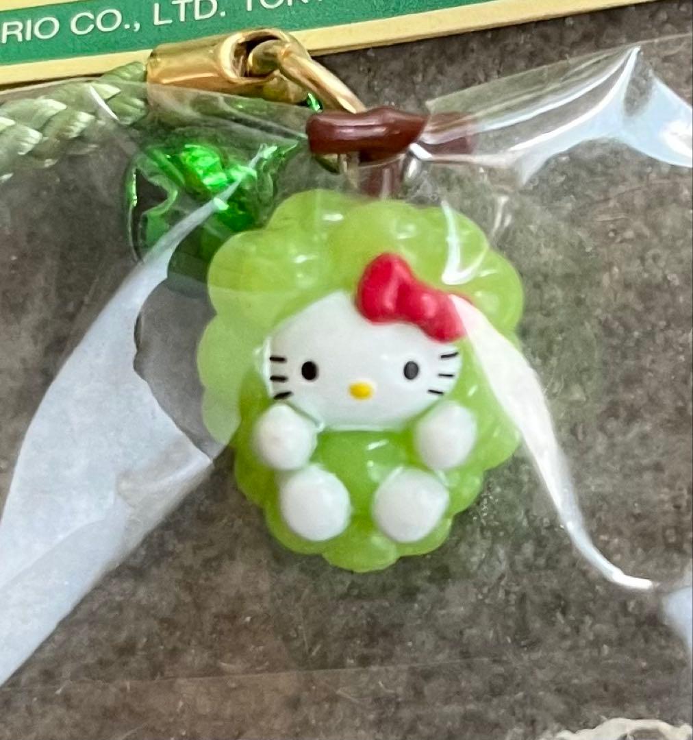 新品ハローキティ マスカットキティストラップ 2003年 ご当地キティ