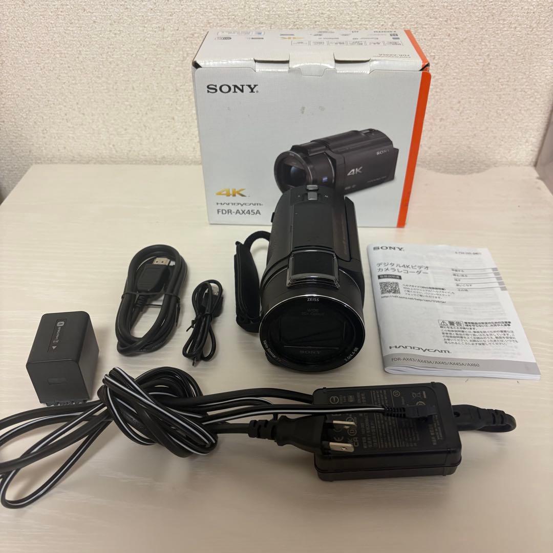 SONY 4K ハンディカム FDR-AX45A 本体