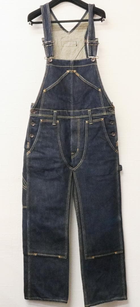 美品 IRON HEART オーバーオール デニム 805 アイアン ハート