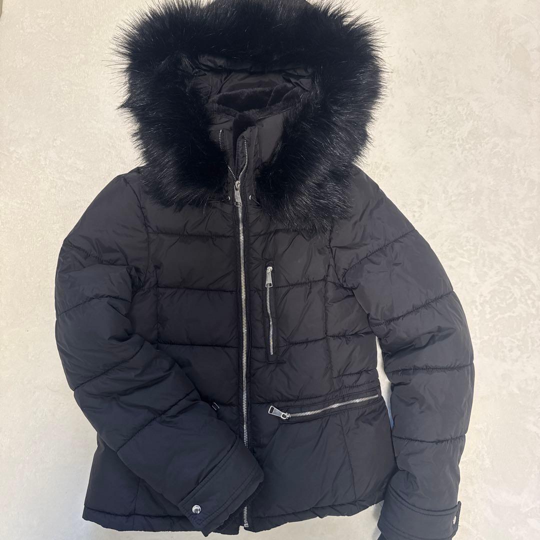 ZARA TRF Collection ブラック ダウンジャケット XS