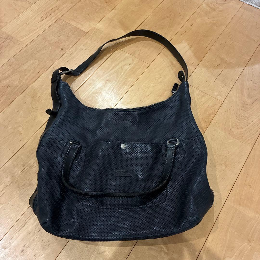 エディフィス別注　Daniel & Bob 黒 パンチング加工　トートバッグ