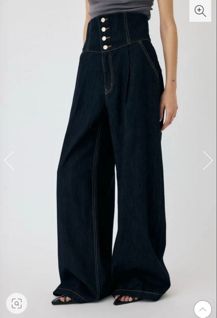 MOUSSY CORSET DESIGN バギー デニム　サイズ0