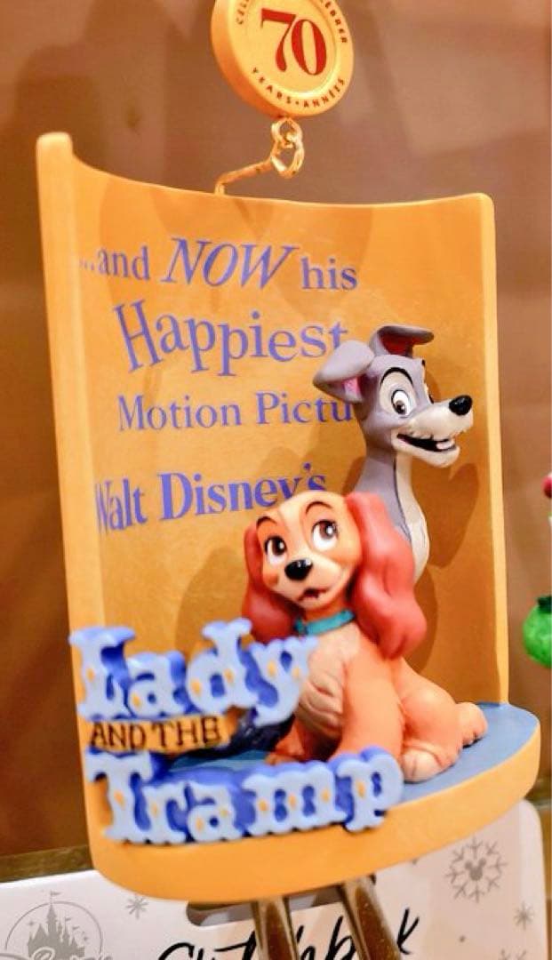 わんわん物語 レディ&トランプ オーナメント レガシー ディズニー 70
