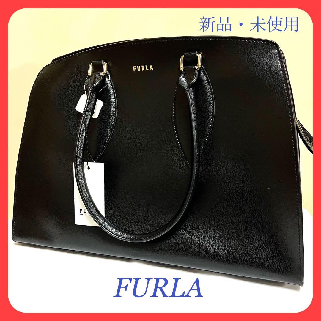 新品】FURLA レザー ハンドバッグ ショルダーバッグ （未使用） - メルカリ