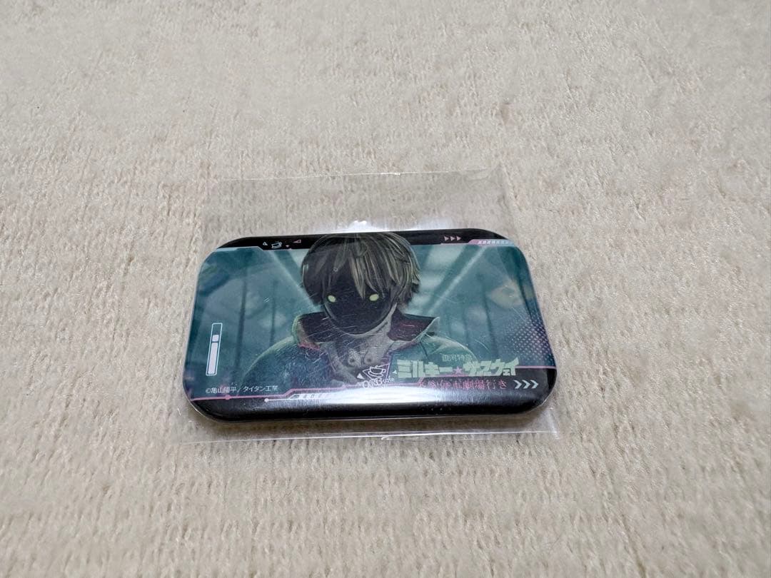 銀河特急 ミルキー⭐︎サブウェイ】ORBcafe スクエア缶バッジ