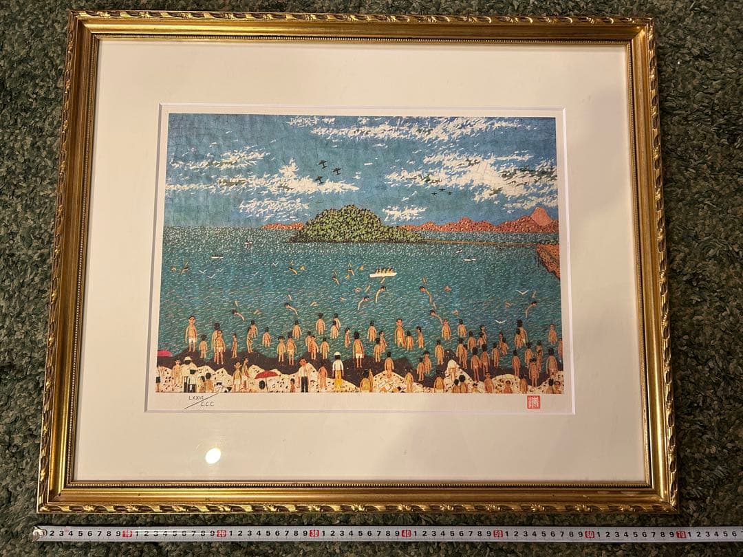 山下清 「江の島」 リトグラフ 限定300 楽天市場】山下 清 「 江の島 」 リトグラフ 版画 : 内田画廊