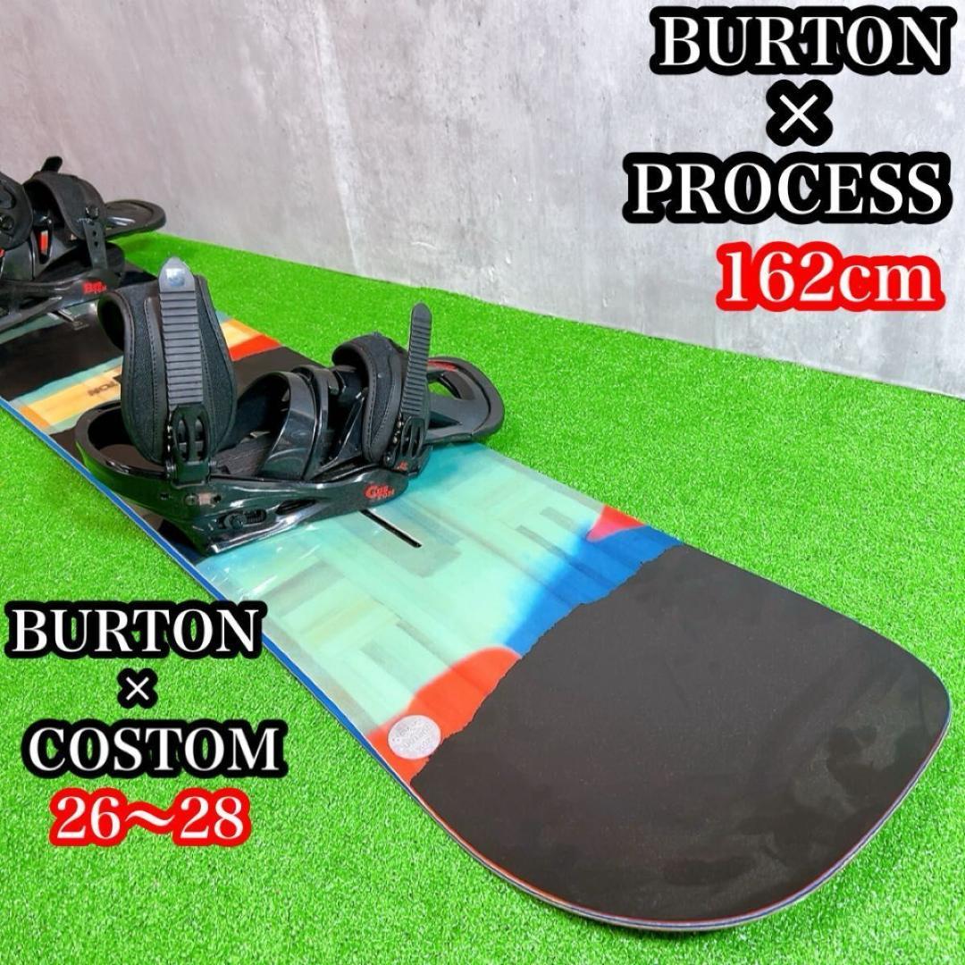BURTON バートン　プロセス　162cm　スノーボード　カスタム　バイン