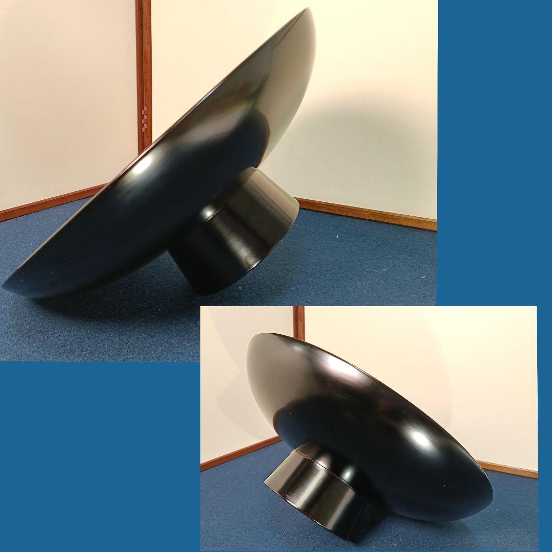 AM71 輪島塗 大杯 大崎庄右衛門 大盃 盛器 懐石 茶道具 未使用 共箱