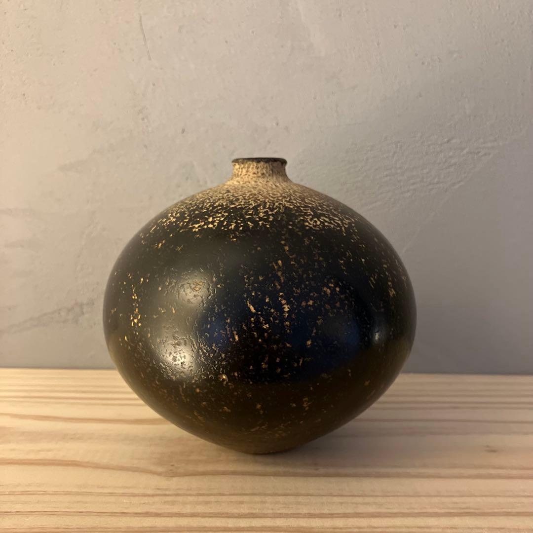 安齋賢太　花器 一輪挿し 黒 花器 - RAT HOLE