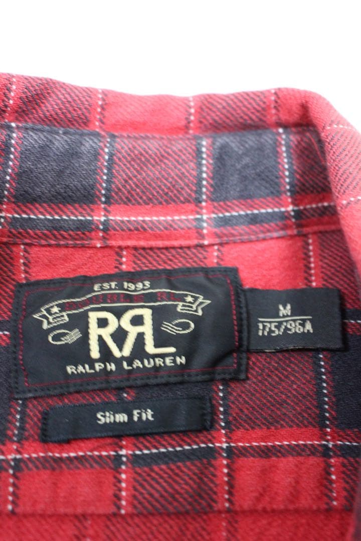 RRL バッファローチェック フランネルシャツMサイズ 極美品 限定価格