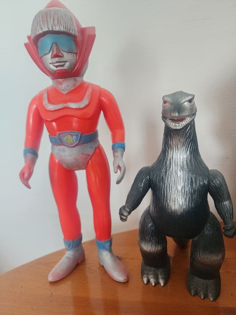 ゴッドマン ソフビ ブルマァク 面取れ 32センチ 貴重 当時物 - メルカリ