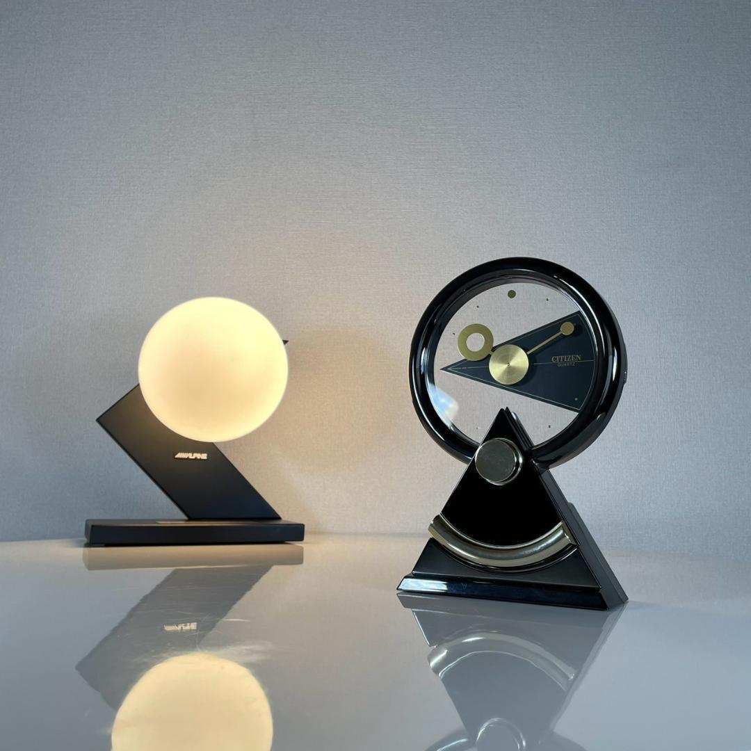 80's シチズン Citizen テーブルクロック ポストモダン 置き時計