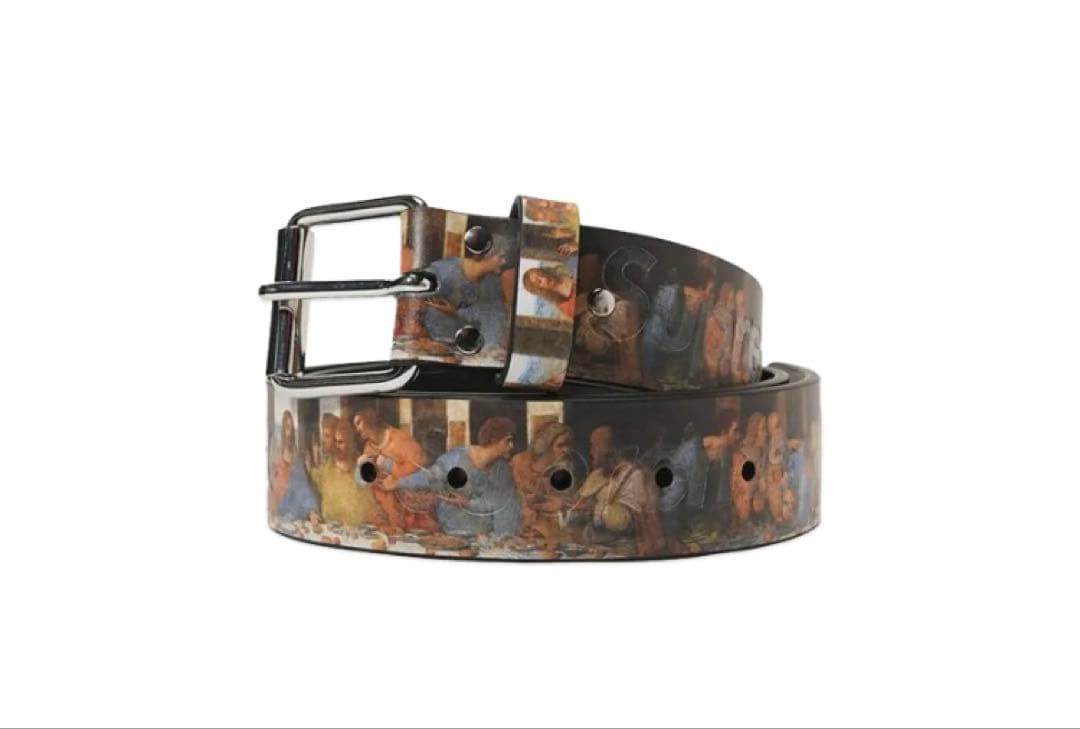 小物 Supreme Last Supper Leather Belt