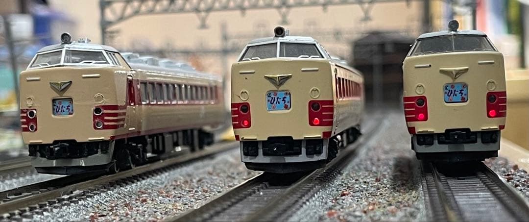 TOMIX 485系ひたち 9両セット＋1両 旧製品ジャンク 動作確認済み