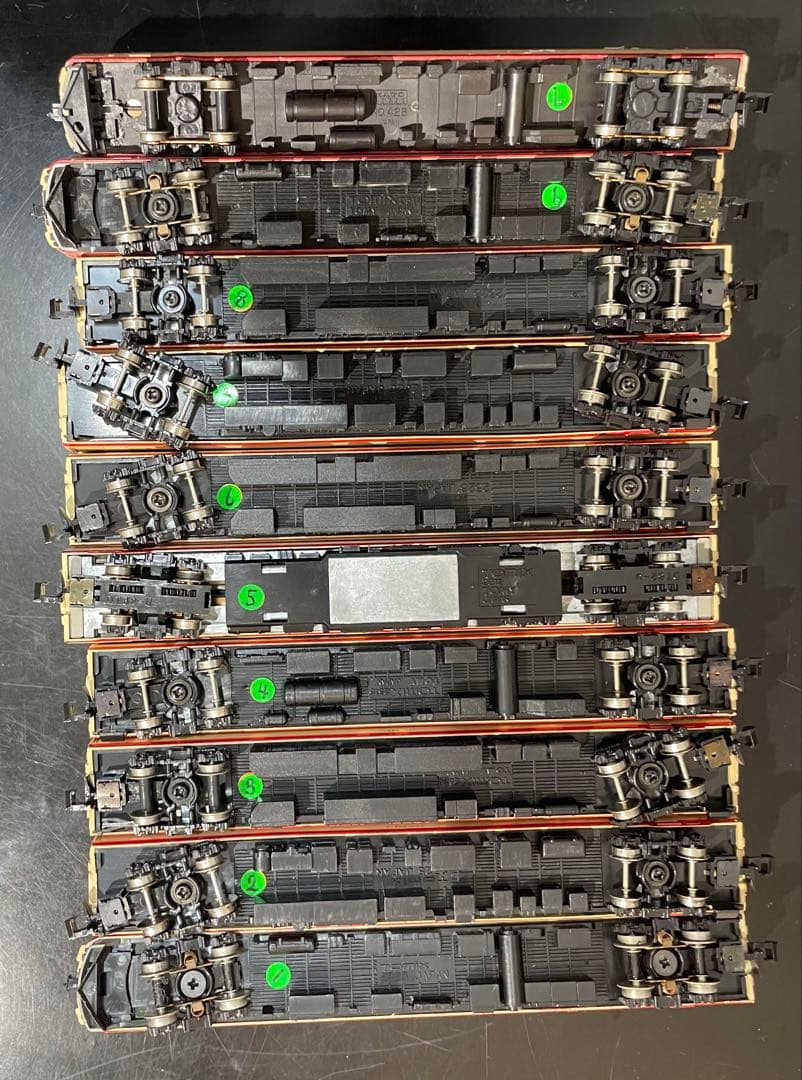 TOMIX 485系ひたち 9両セット＋1両 旧製品ジャンク 動作確認済み