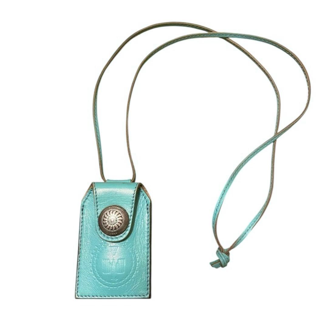 《 blackmeans 》 お守りケース ターコイズ