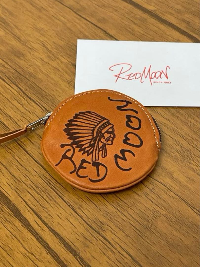 未使用品 REDMOON レッドムーン　小銭入れ　ケース　本革　レザー
