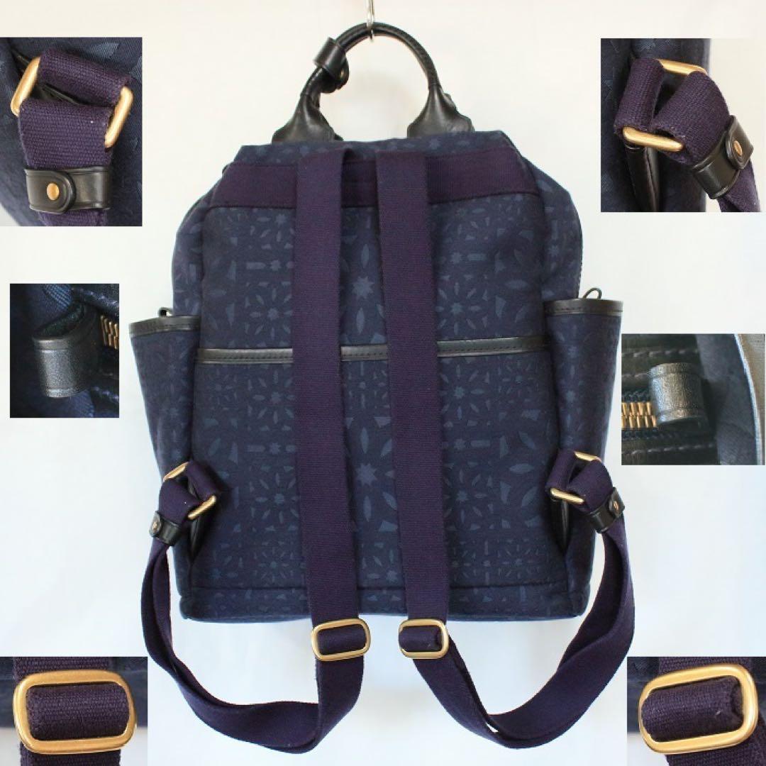 genten ゲンテン☆未使用☆ トワルカットワーク リュック チャーム付き