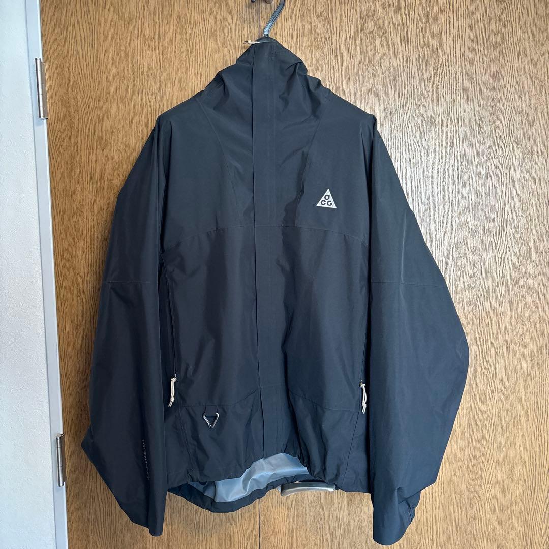 Nike ACG STORM-FIT マウンテンパーカー XL ブラック Vintage 90's Nike ACG Jacket Men's Small Black Full Zip Strap