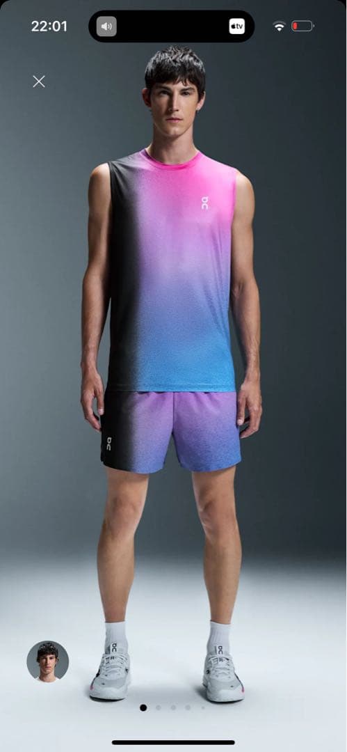 【新品未使用】On Court Tank men's M BLACK PINK