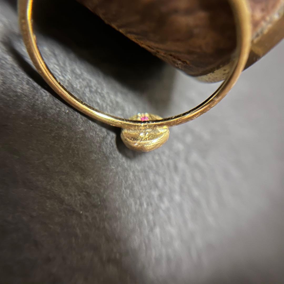 little emblem(リトルエンブレム)K18ケシパール・ダイヤリング13