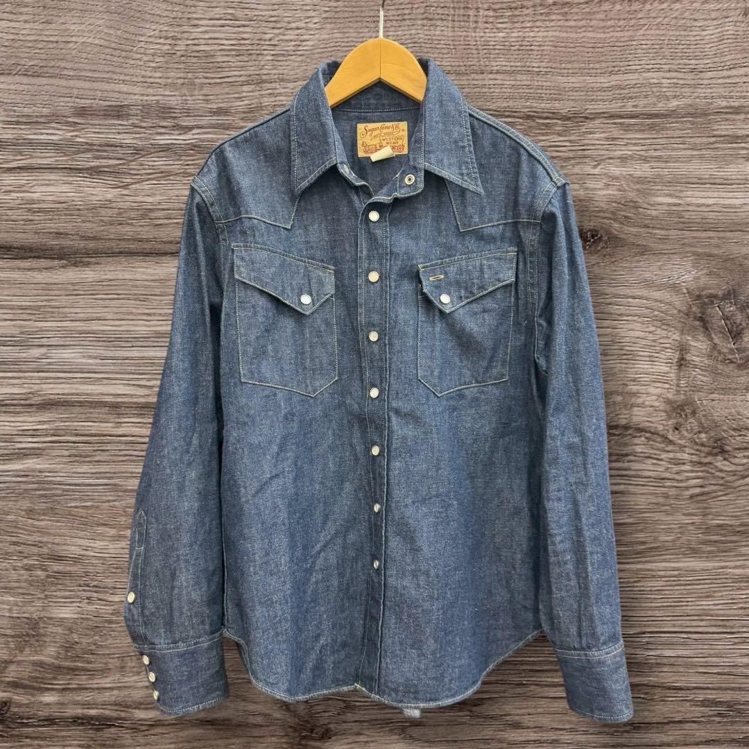 アキラ様　26M5 SUGAR CANE シュガーケーン デニムウエス SUGAR CANE シュガーケーン SUGARCANE [SC42495] 11oz. ブルーデニム