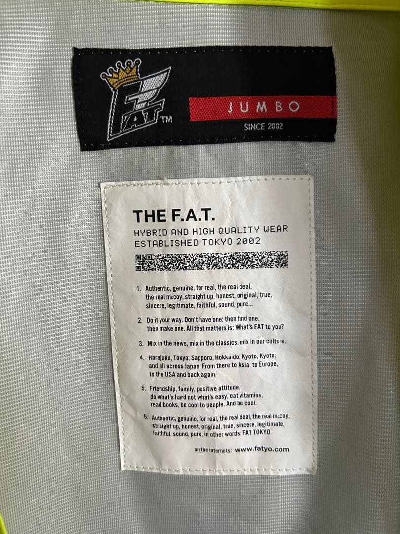 d*i様 FAT TRON ナイロンジャケット 美中古 - メルカリ