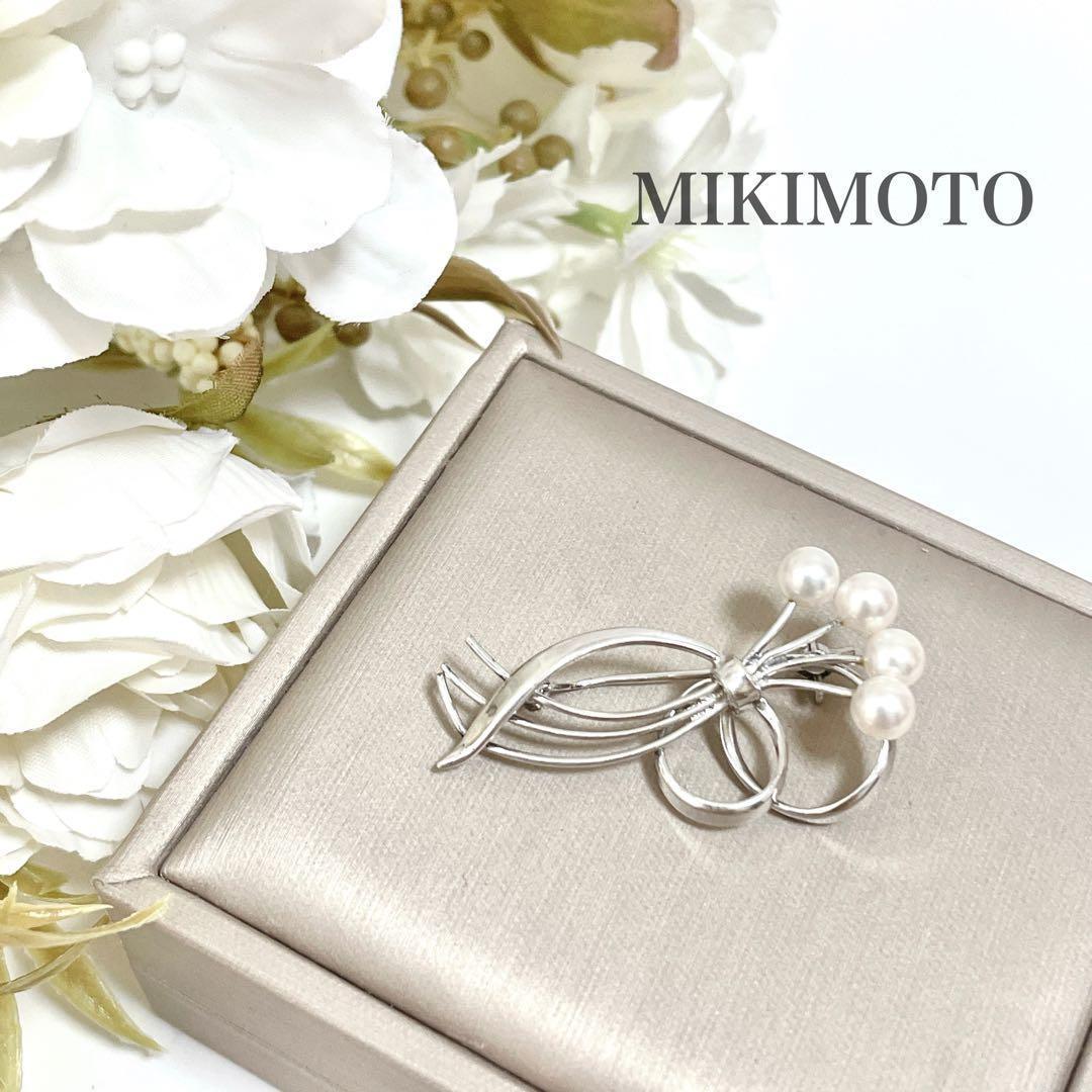 皇室御用達✨MIKIMOTO ミキモト アコヤ真珠 パール ブローチ コサージュ