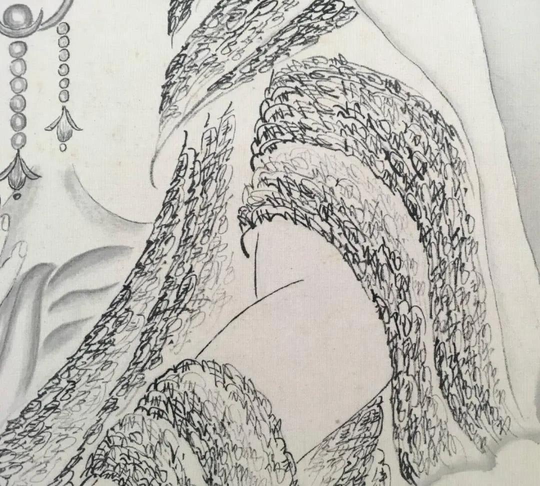 光明会！[山崎弁栄・慈母観音図・絹本]／如来光明会／千葉県柏市