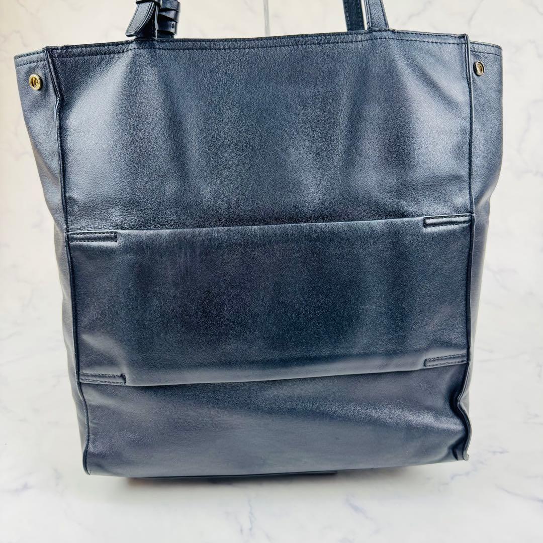 TUMI ニーナ ノースサウス トートバッグ レザー ブラック A4 ゴールド