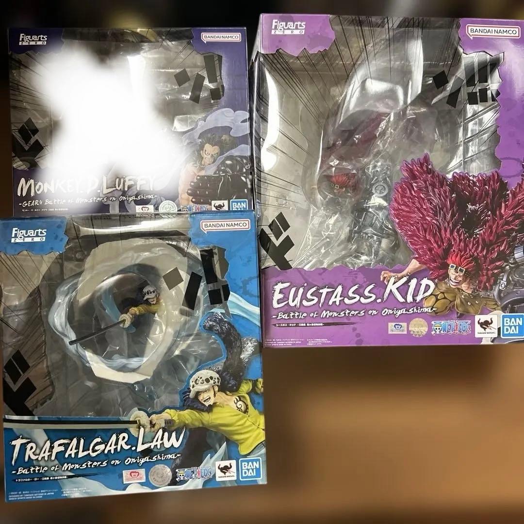 ワンピース ルフィ ロー キッド フィギュアーツZERO 三船長