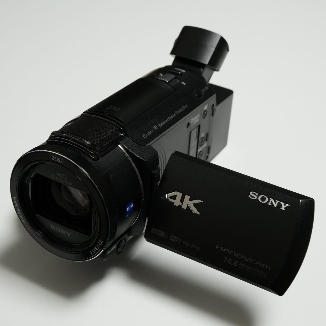 SONY FDR-AX55 4K Handycam 付属品多数 FDR-AX55 ビデオカメラ [4K対応] SONY｜ソニー 通販 | ビックカメラ.com