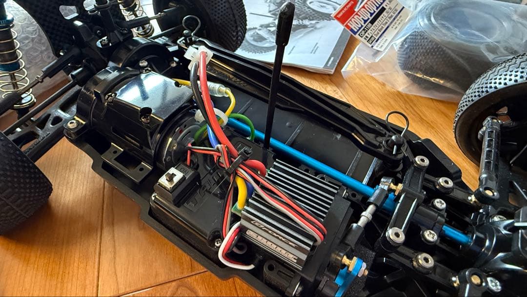 タミヤTT02B ネオスコーチャー スライドエッジⅡボディー付き 最終