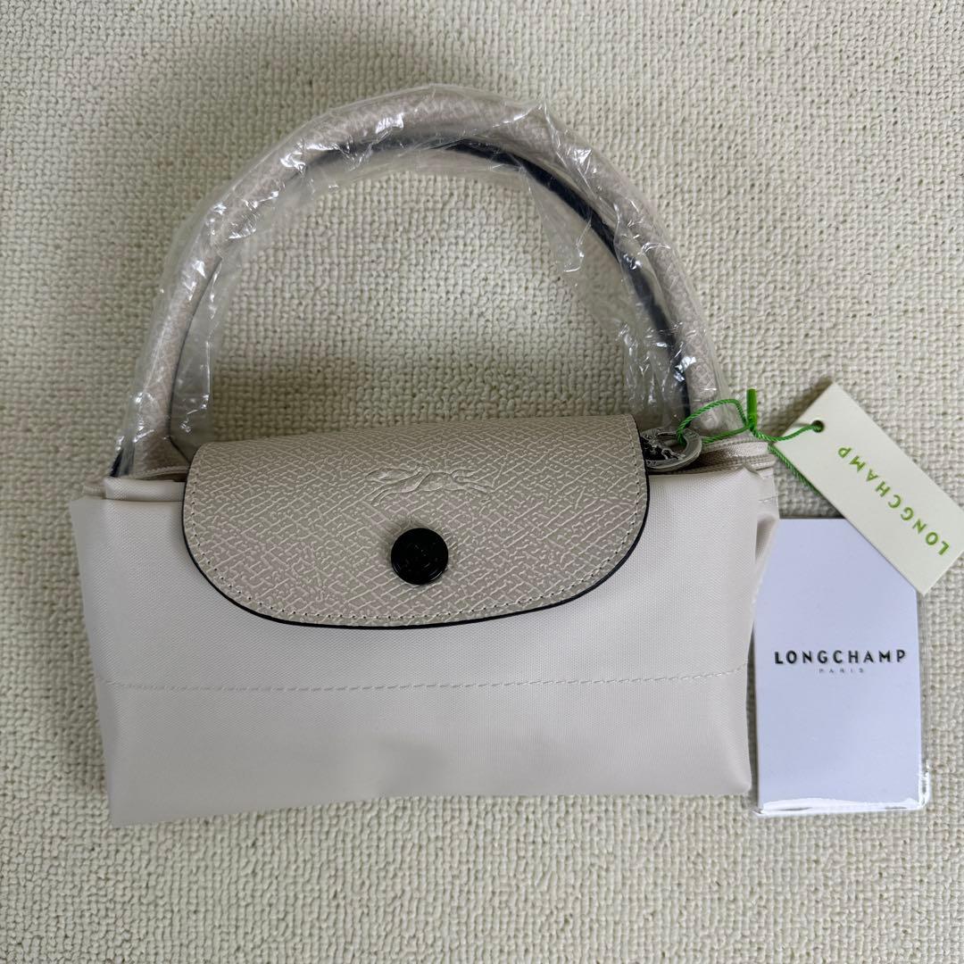 新品 ロンシャン トートバッグ プリアージュクラブチョーク Sサイズ 白