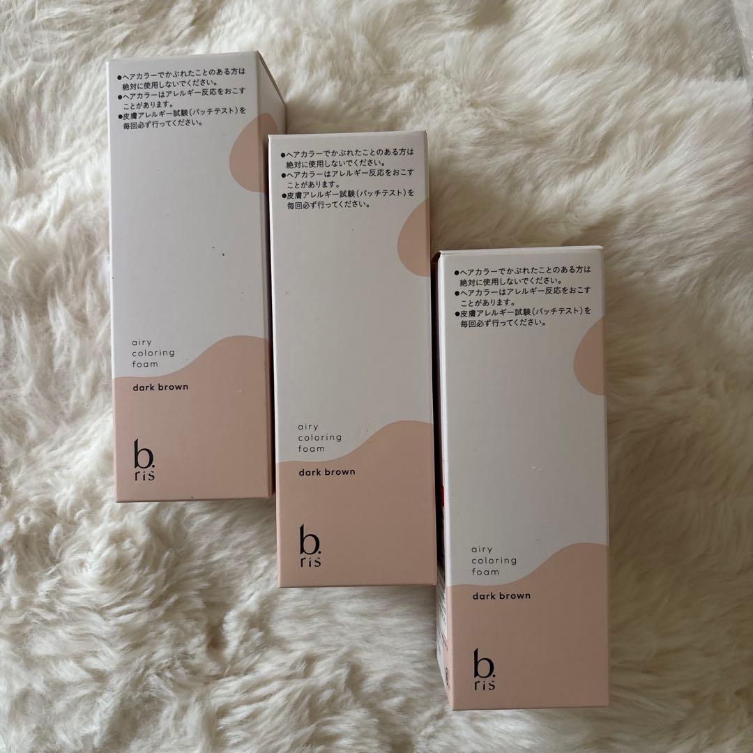 エアリーカラーリングフォーム ダークブラウン 80g 3本セット