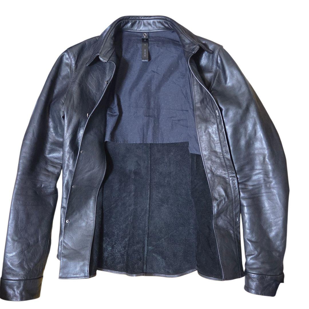 wjkカルペディエムレザー使用 レザーシャツ ジャケット C DIEM lcxx