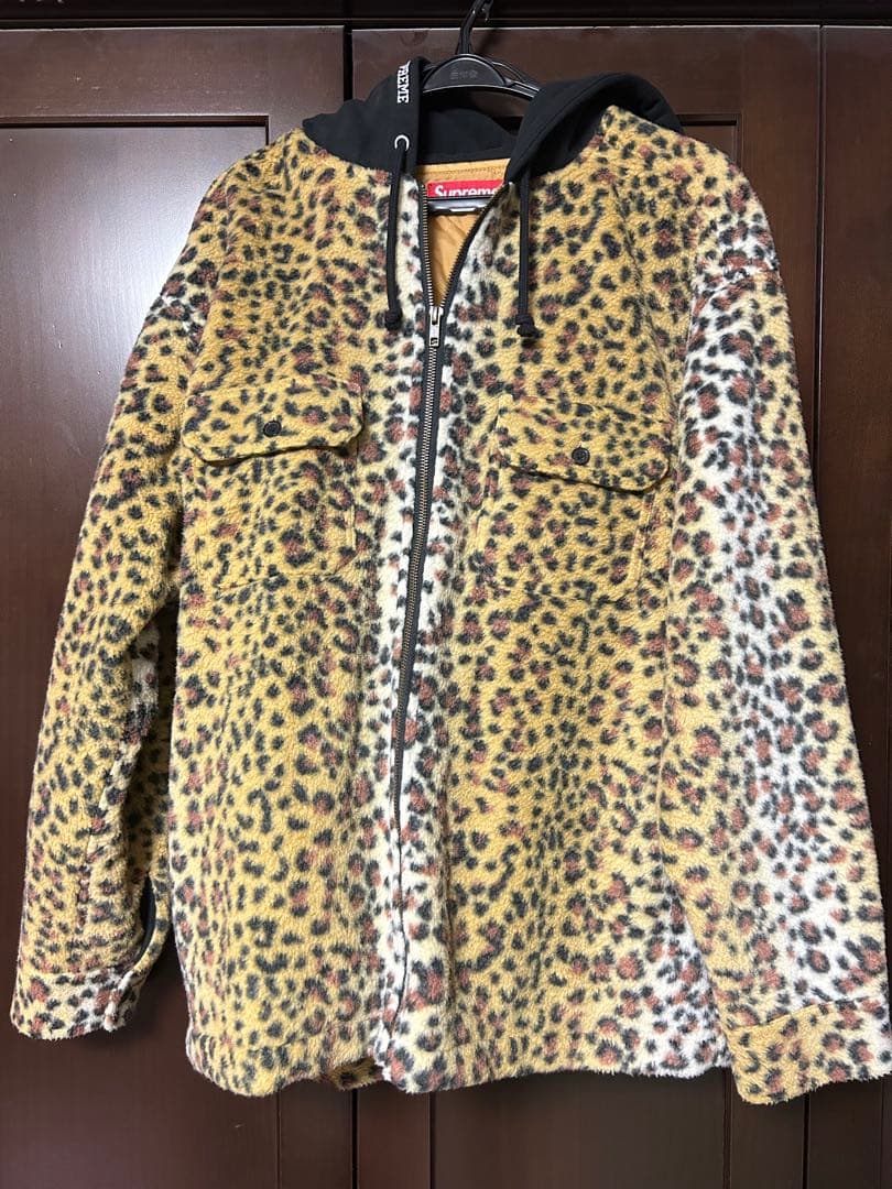 シュプリーム　パーカー　Supreme 23AWレオパード M美品