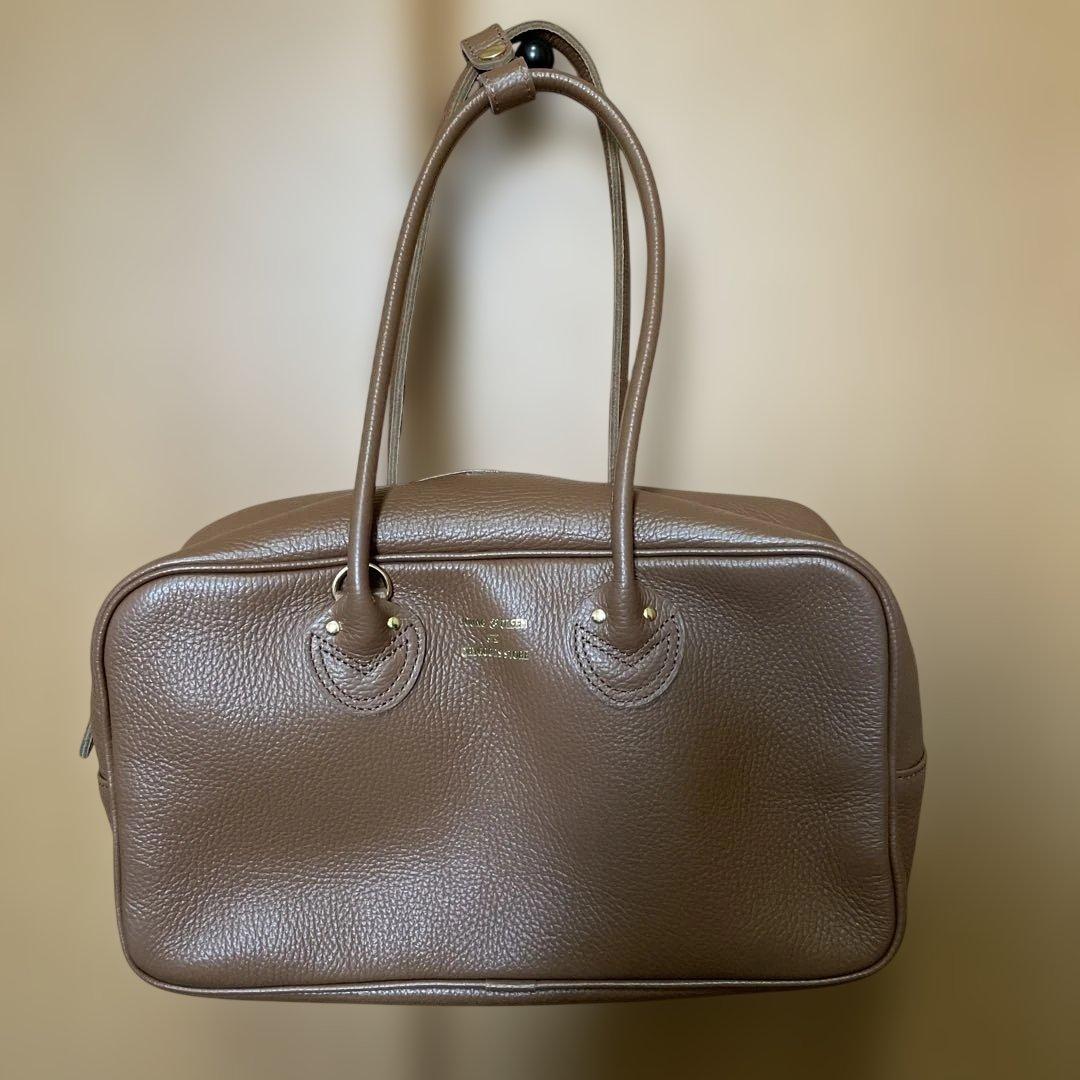 YOUNG & OLESEN ブラウン　ボストンバッグ　美品