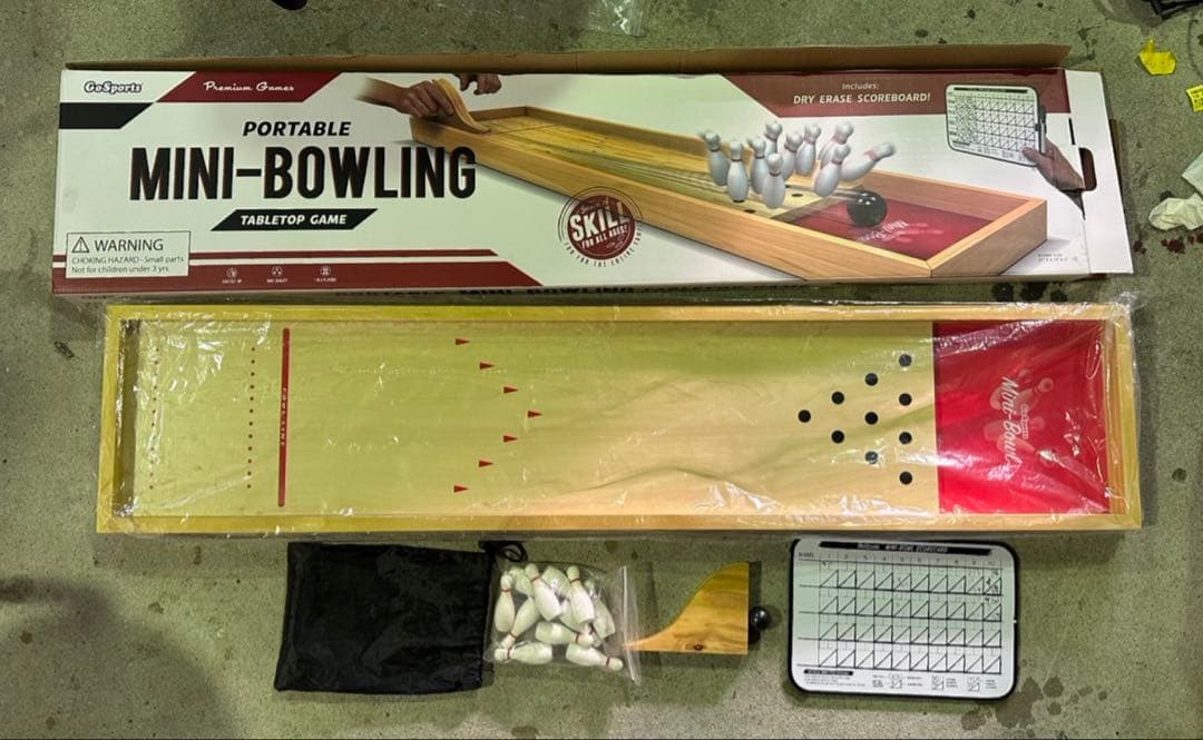 g1541 GoSports 卓上ボーリングゲームセット ミニボーリング