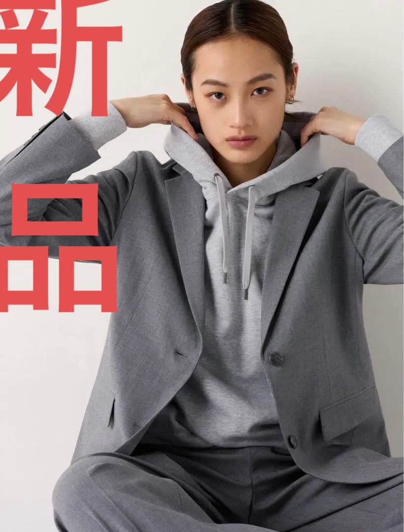 book　ユニクロ　パンツスーツ スマートアンクルパンツ